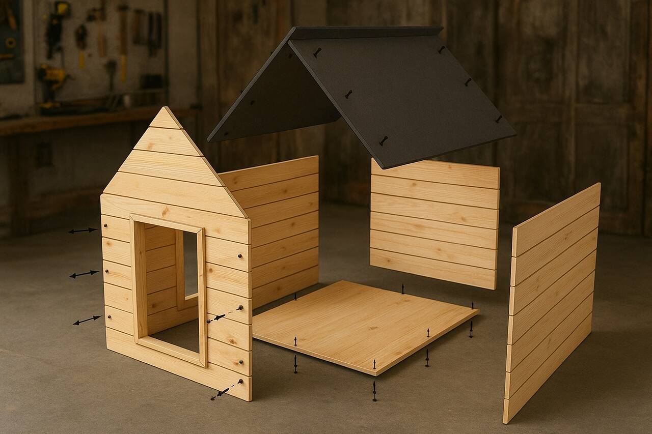 Buda dla psa ocieplana XL - obrazek 4